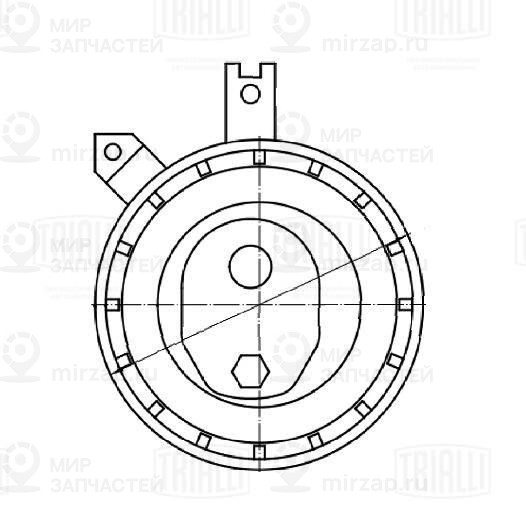Паразитный / ведущий ролик зубчатого ремня TRIALLI CM6501