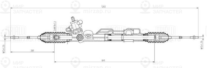 Рулевой механизм TRIALLI CRS1401