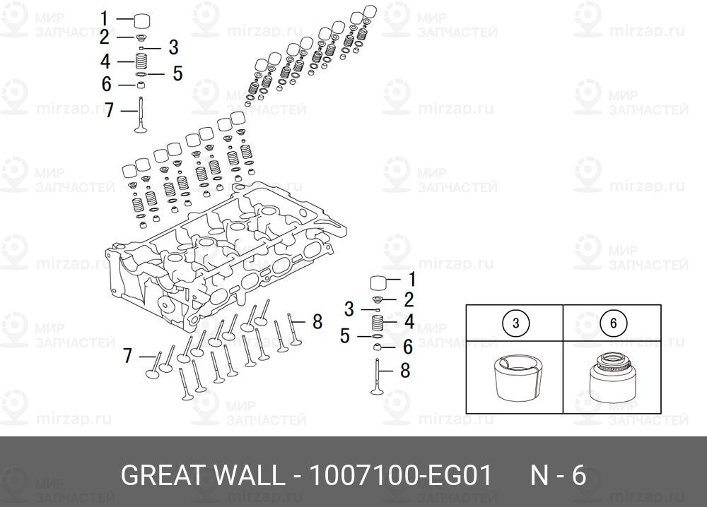 Запчасть HAVAL 1007100EG01