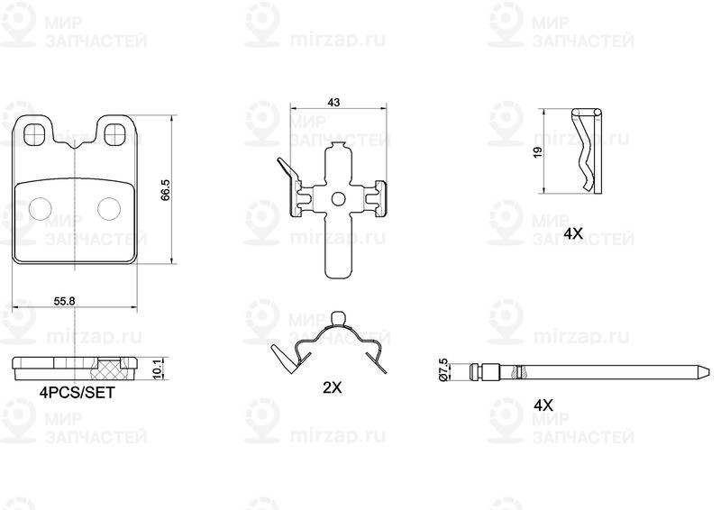 Запчасть BREMBO P23201