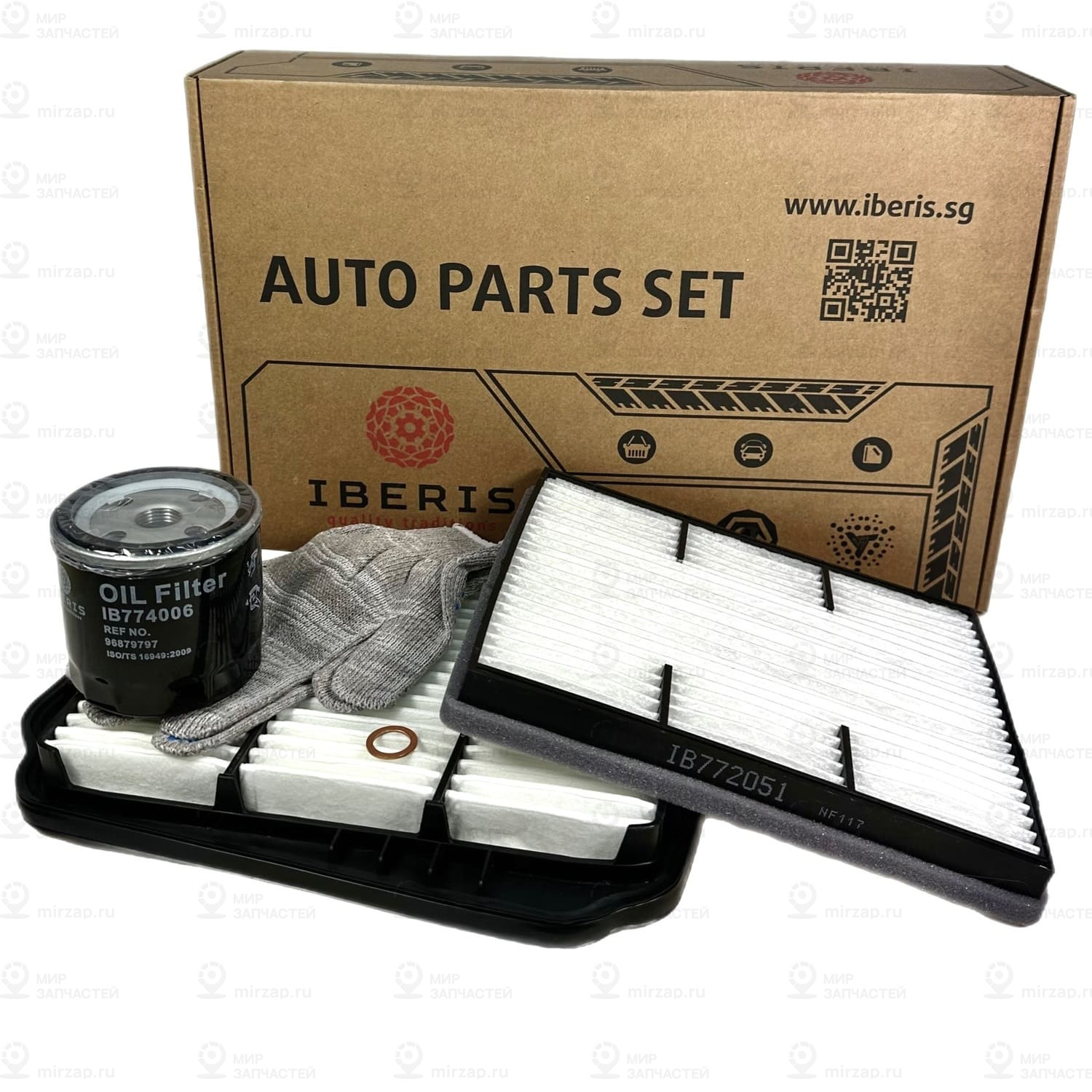 К-Т Фильтров Chevrolet Lacetti (J200) (1.4 F14d3), (1.6 F16d3), Ib774006, Ib7710 Iberis IB770022KIT