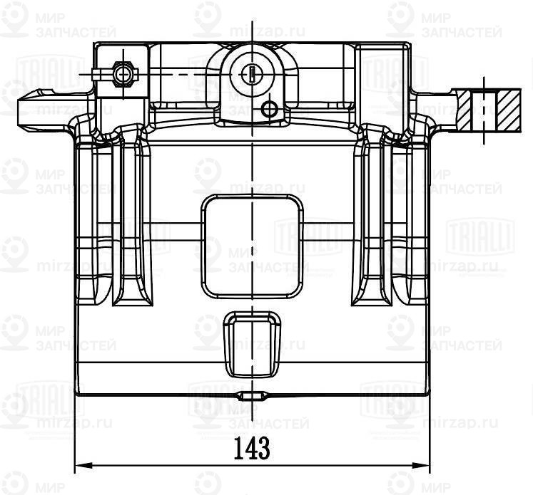 Тормозной суппорт TRIALLI CF206601