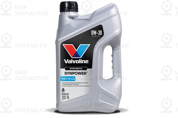 Масло Моторное Valvoline Synpower Mst Fe C2 Gf-6A 0W-30 5Л Valvoline 908840