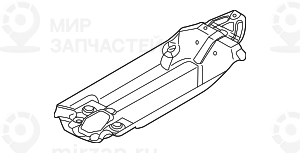 Теплоизоляционный экран Нж
 BMW 11657589091