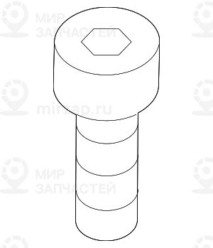 Винт ISA M8X25
 BMW 11657609303