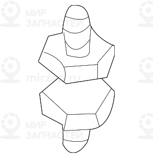 Резинометаллический шарнир M6
 BMW 11727559515
