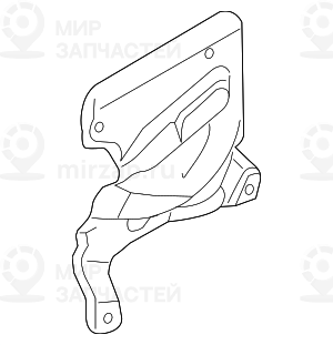 Теплоизоляционный экран турбонагнетателя
 BMW 11797558904