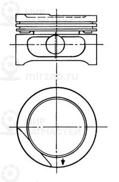 Запчасть KOLBENSCHMIDT 90556630