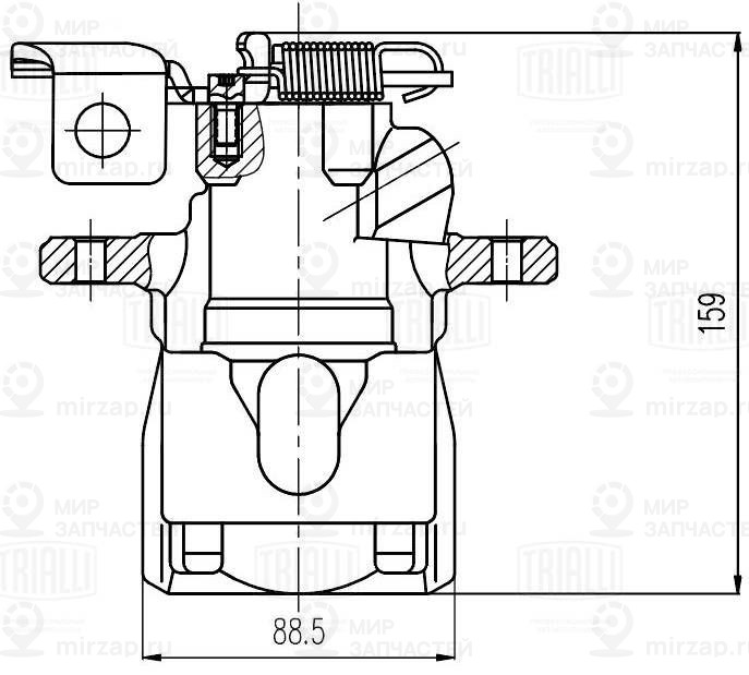 Тормозной суппорт TRIALLI CF800295