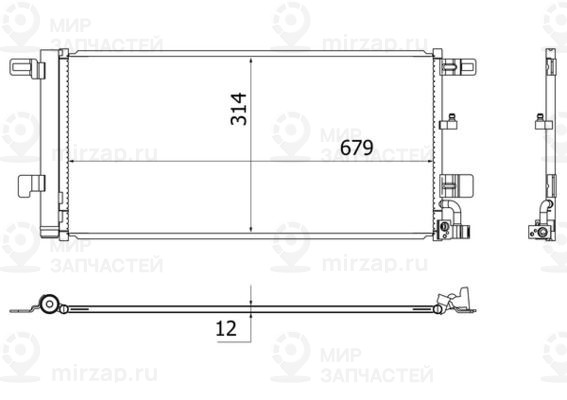 Запчасть MAHLE AC961000S