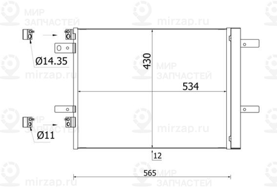Запчасть MAHLE AC965000S