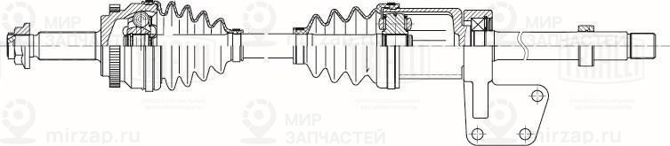 Приводной вал TRIALLI AR1301