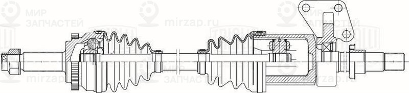 Приводной вал TRIALLI AR1319