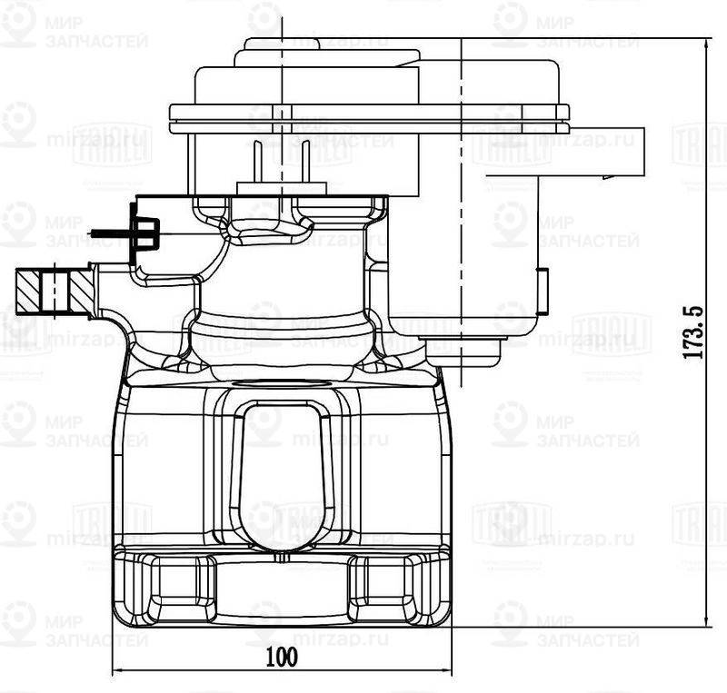 Тормозной суппорт TRIALLI CF800125