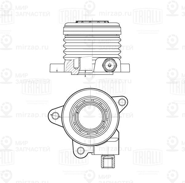 Центральный выключатель, система сцепления TRIALLI CT2601