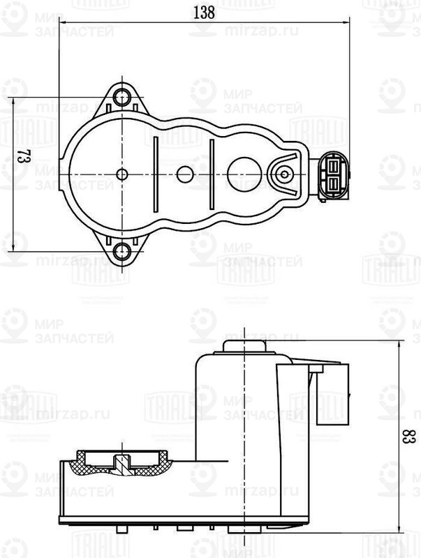 Ремкомплект, тормозной суппорт TRIALLI RCM800015