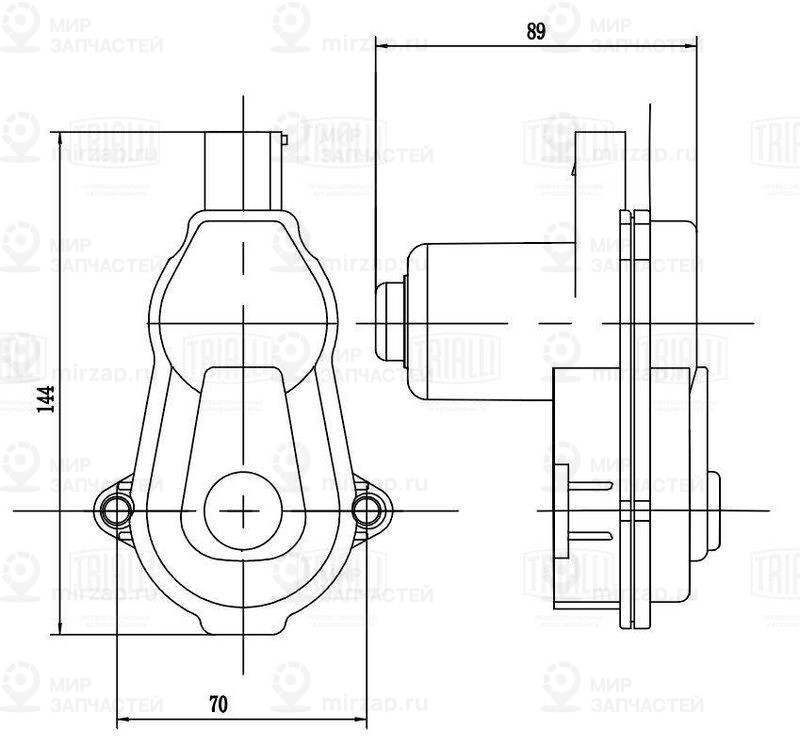 Ремкомплект, тормозной суппорт TRIALLI RCM800126