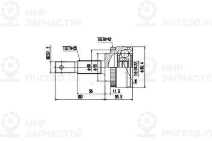 Запчасть AYWIPARTS AW1510057A