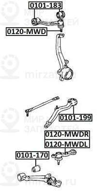 Запчасть ASVA 0101170