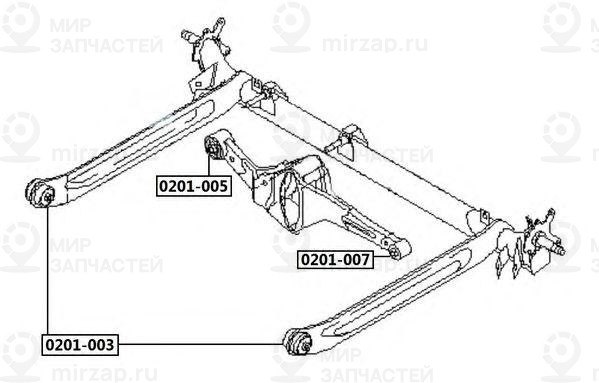 Запчасть ASVA 0201007