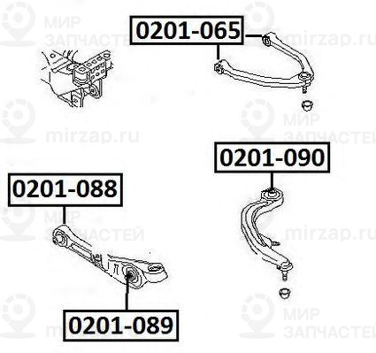 Запчасть ASVA 0201088