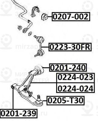 Запчасть ASVA 0207002