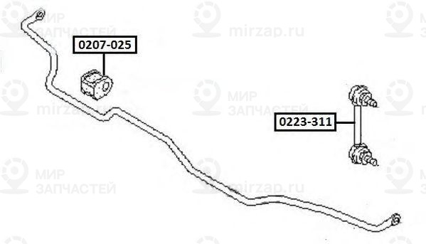 Запчасть ASVA 0207025