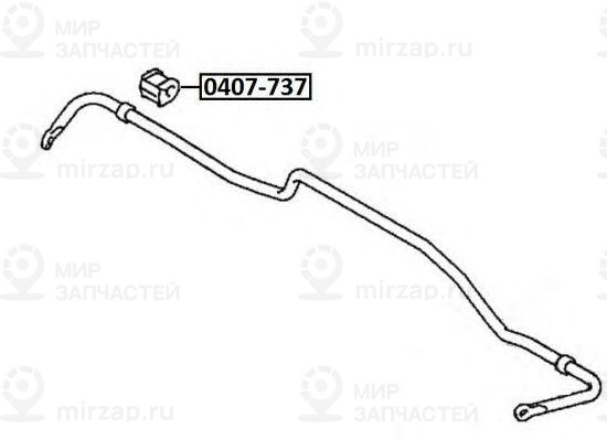 Запчасть ASVA 0407737