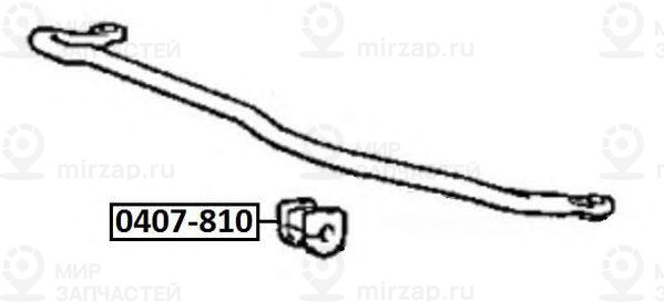 Запчасть ASVA 0407810