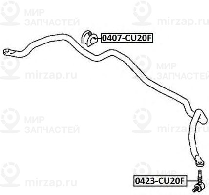 Запчасть ASVA 0407CU20F