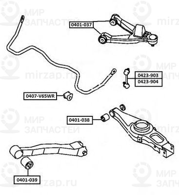Запчасть ASVA 0407V65WR