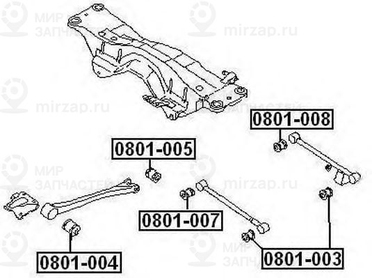 Запчасть ASVA 0801007