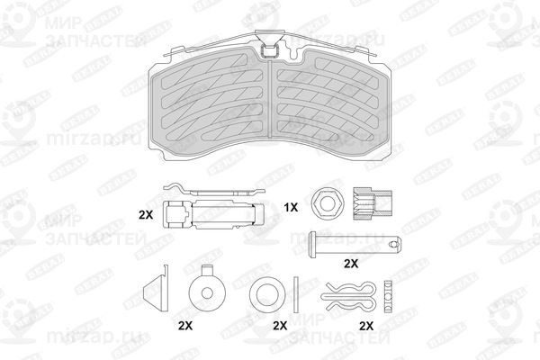 Запчасть BERAL BCV29319TK