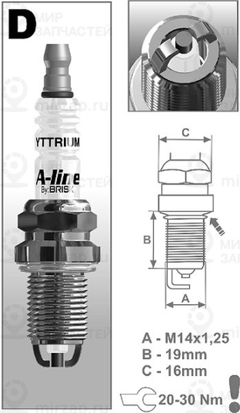 Запчасть BRISK ALINE20