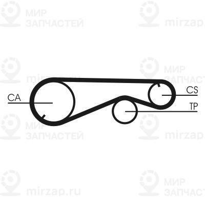 Зубчатый ремень Continental CT673