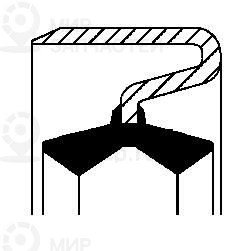 Запчасть CORTECO 12015147B