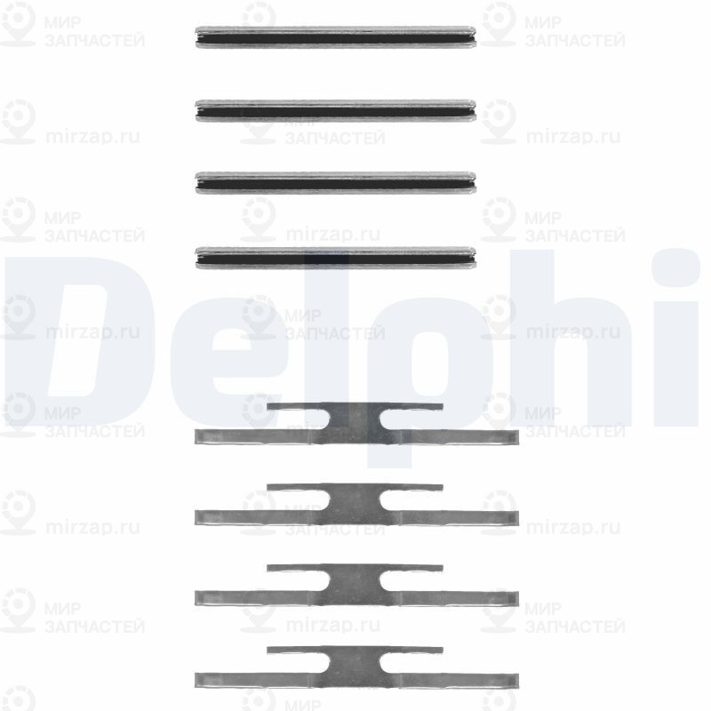 Комплектующие, колодки дискового тормоза DELPHI LX0035