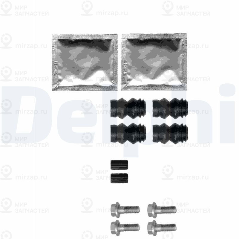 Комплектующие, колодки дискового тормоза DELPHI LX0358