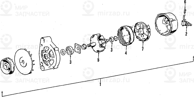 Радиальный шарикоподшипник 28X12X12
 BMW 12311714521
