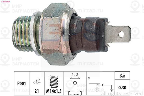 Датчик давления масла EPS 1800000