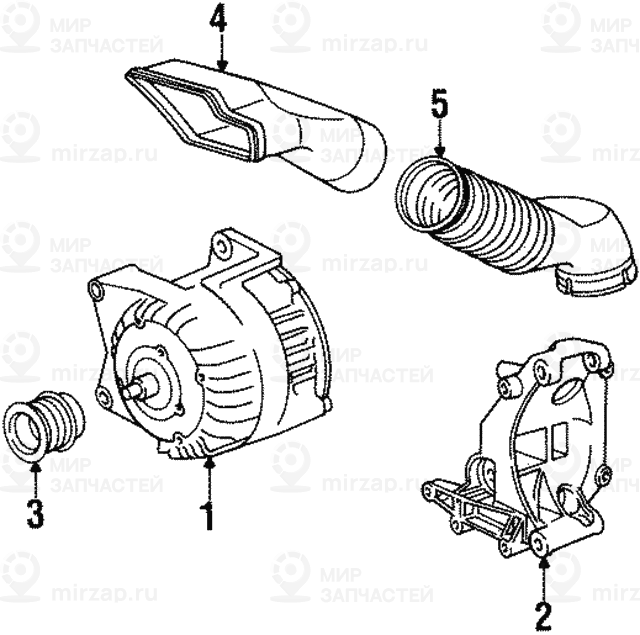 Всасывающий патрубок
 BMW 12311730635