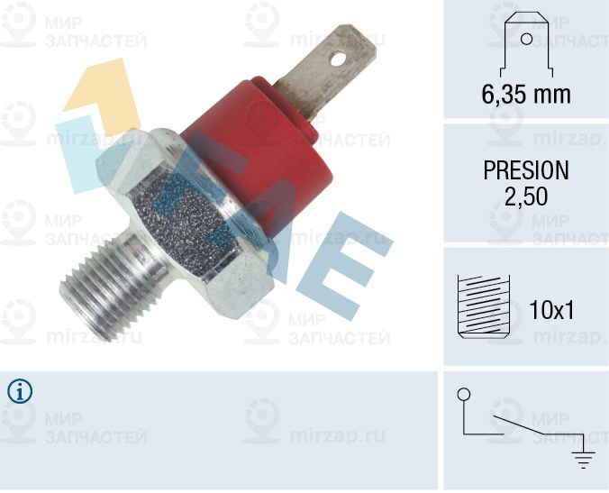 Запчасть FAE 12950