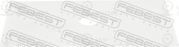 Пластина износа, листовая рессора FEBEST 0199LSSGUN126