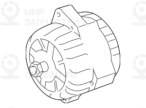 Оборотный компактный генератор 140A
 BMW 12311741138