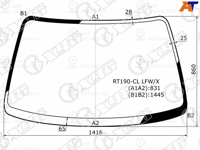 Запчасть XYG RT190CLLFWX