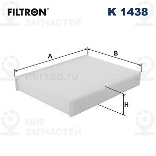 Запчасть FILTRON K1438