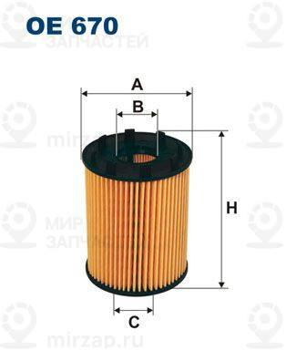 Запчасть FILTRON OE670