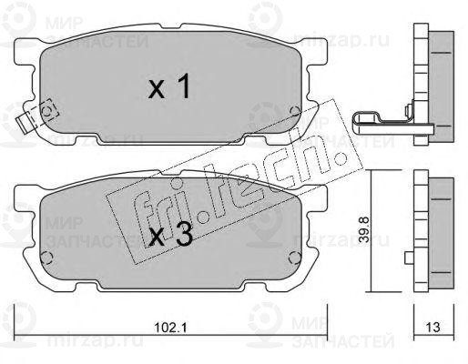 Запчасть fri.tech. 6240