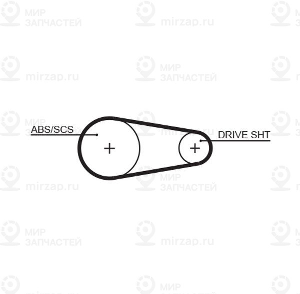 Запчасть GATES 5204XS