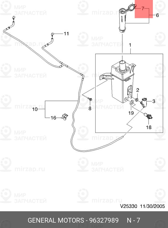 Запчасть GM 96327989